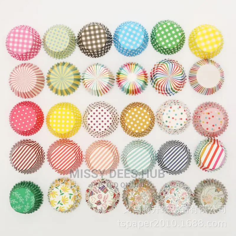 Cupcake Paper Liners - 100pcs