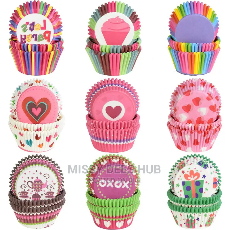 Cupcake Paper Liners - 100pcs