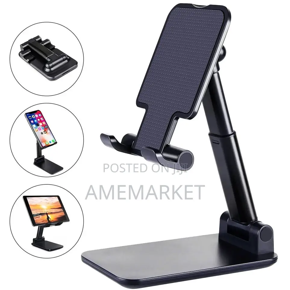 Adjustable Desktop Tablet and Phone Holder Foldable