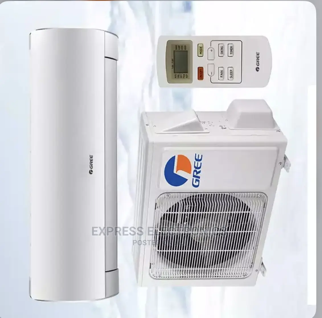 R410 Gas Gree 1.5HP Split Air Conditioner+Free AC Stand in Adabraka ...