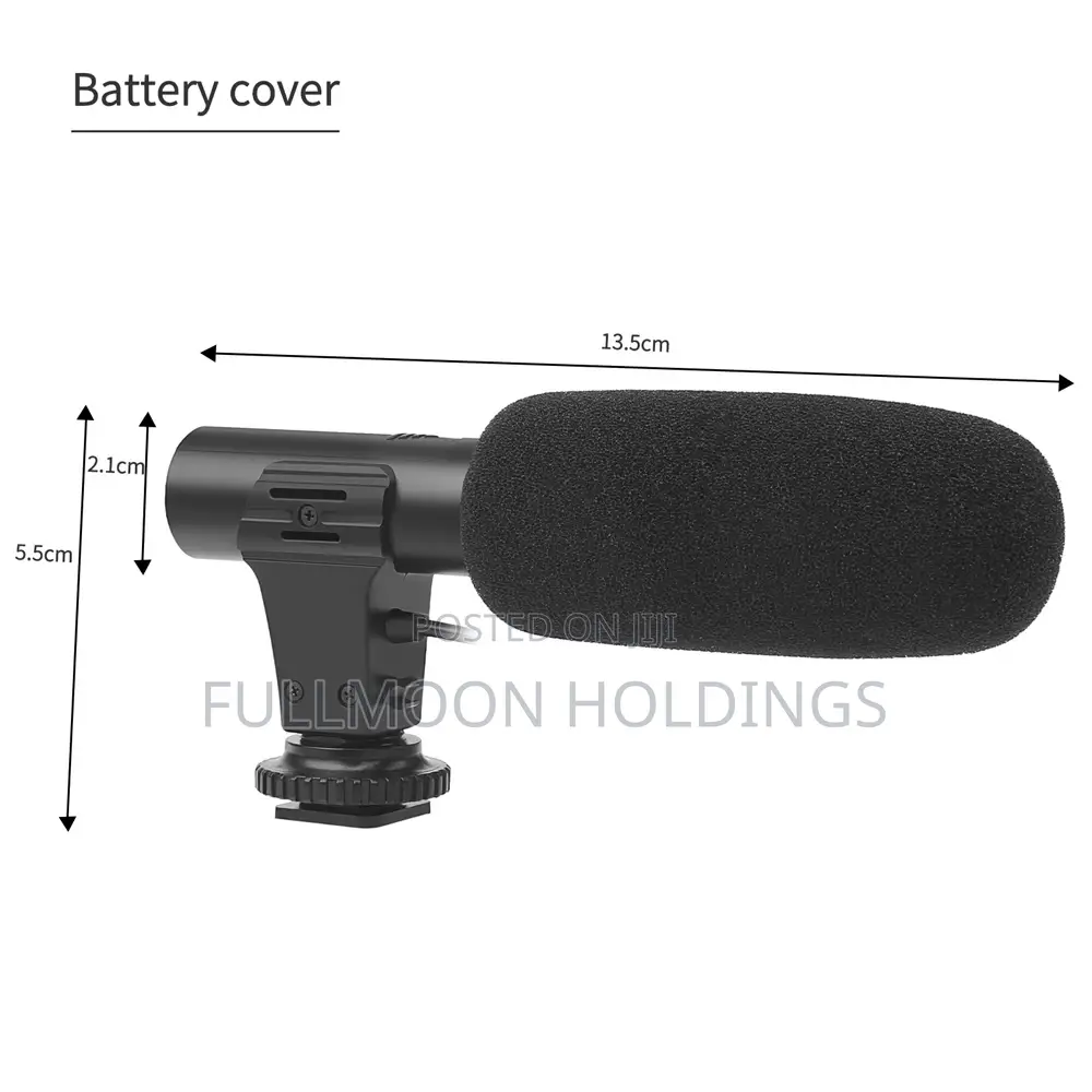 Uni-Directional Condenser Microphone for Camera and Phone