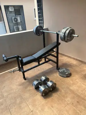 Weight Bench 70kg With Dumbbell