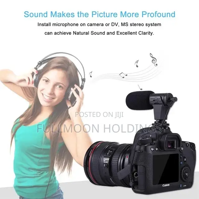 Uni-Directional Condenser Microphone for Camera and Phone