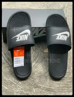 Original Nike Slides Black and White