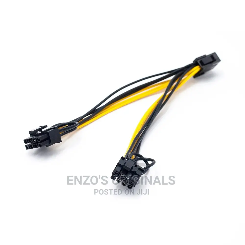 6pin Female to Dual 6pin or 8pin PCIE Graphics Power Cable
