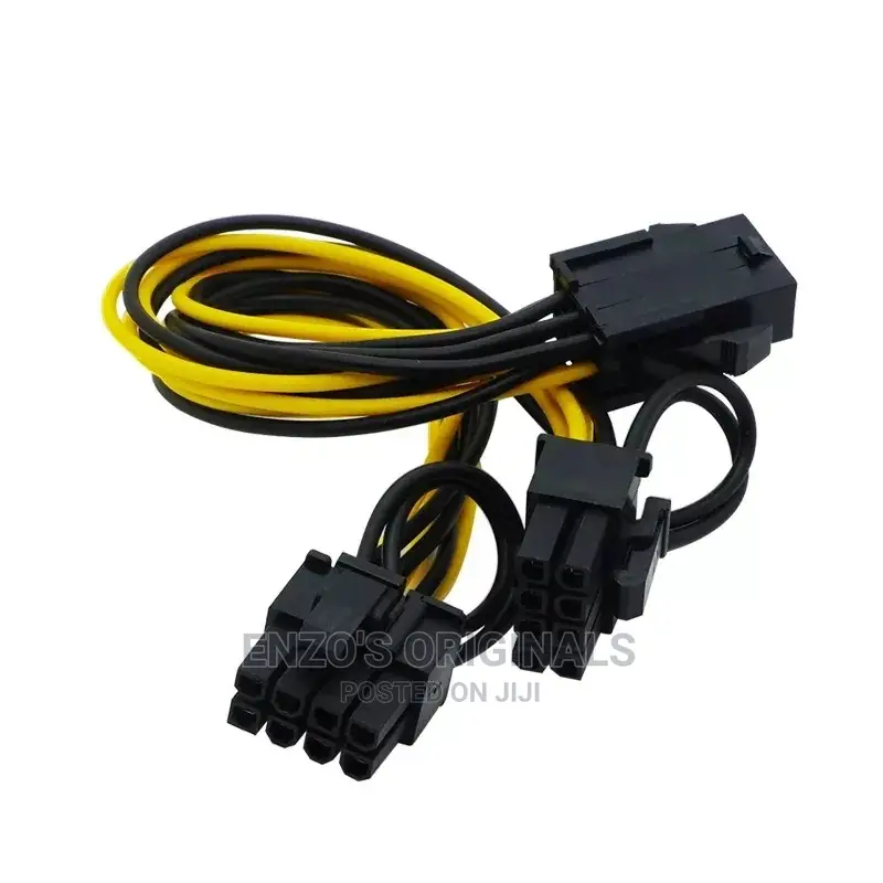 6pin Female to Dual 6pin or 8pin PCIE Graphics Power Cable