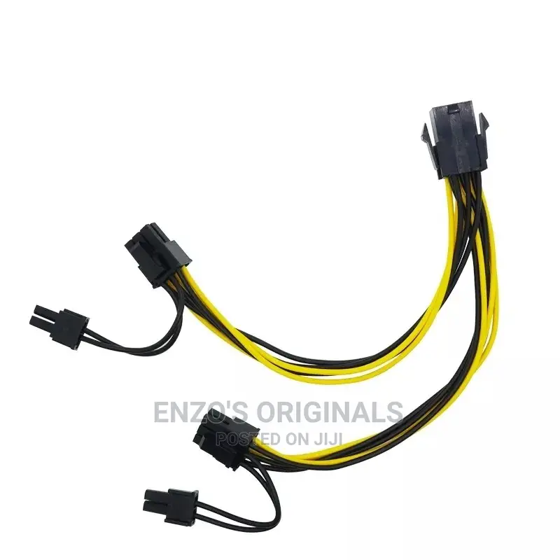 6pin Female to Dual 6pin or 8pin PCIE Graphics Power Cable