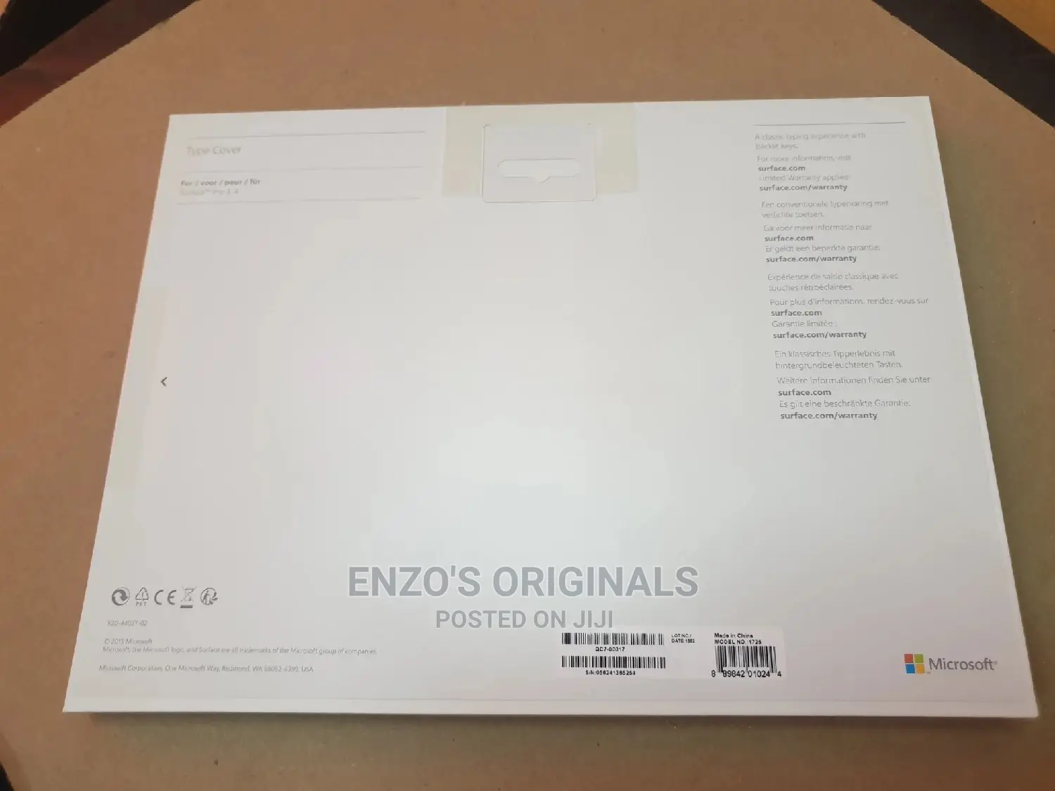 Microsoft Surface Pro 3 To 7 Keyboard Bright Blue New Sealed