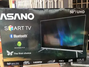New Type Asano 50smart + Bluetooth Android Uhd + Free DSTV