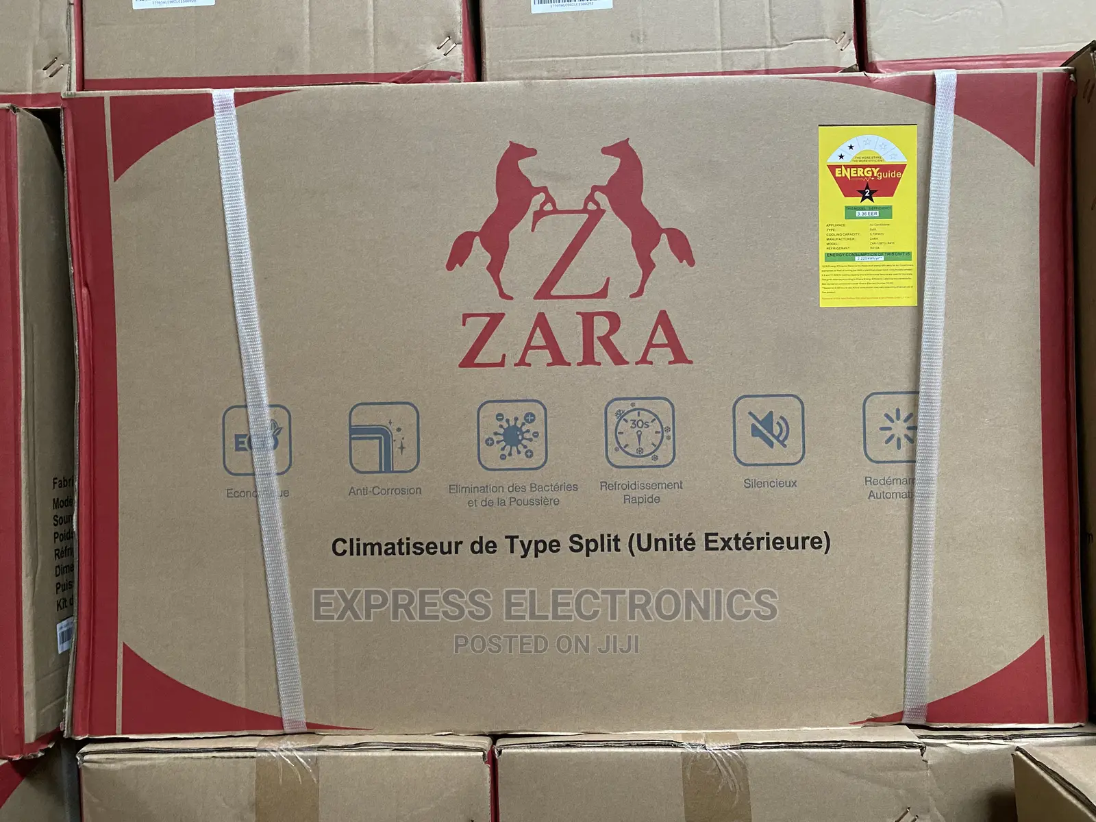 High Chilling Zara Split AC 1.5hp R410+Wallmount/Kettle
