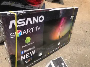 Asano 65 Inch Smart Android TV Digital Satellite + Wallmount