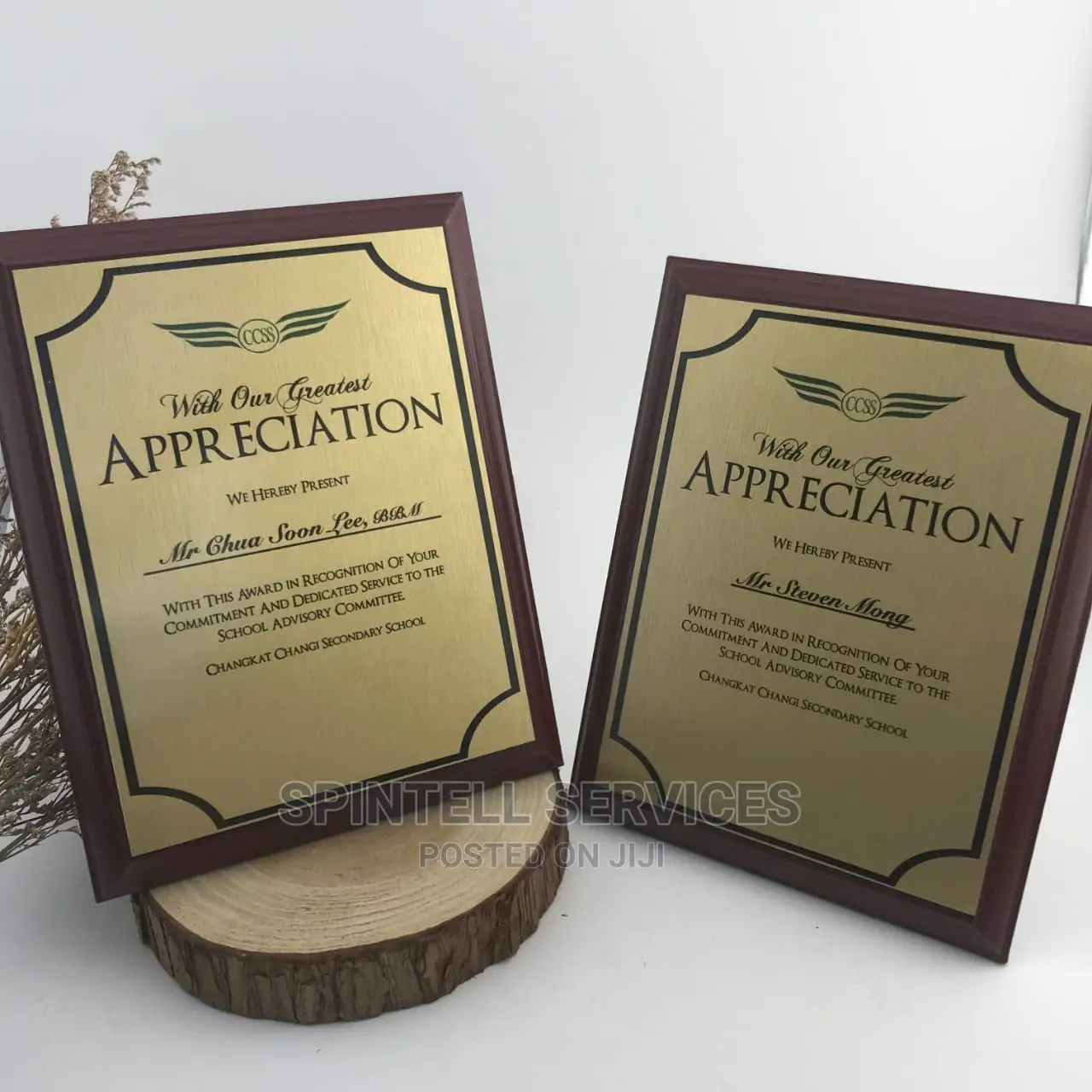 A5 Plus Wooden Award Plaque