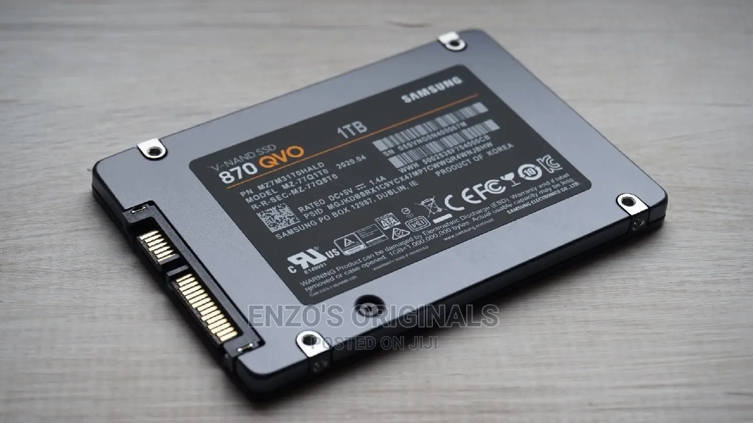 1tb Samsung 2.5inch Sata Ssd 870 Qvo Performance.