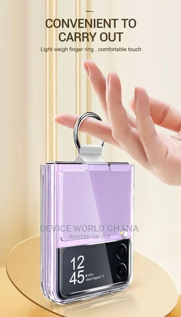 Cess Trans Transparent Frosted Case for Samsung Z Flip 6, 5, 4 ,3