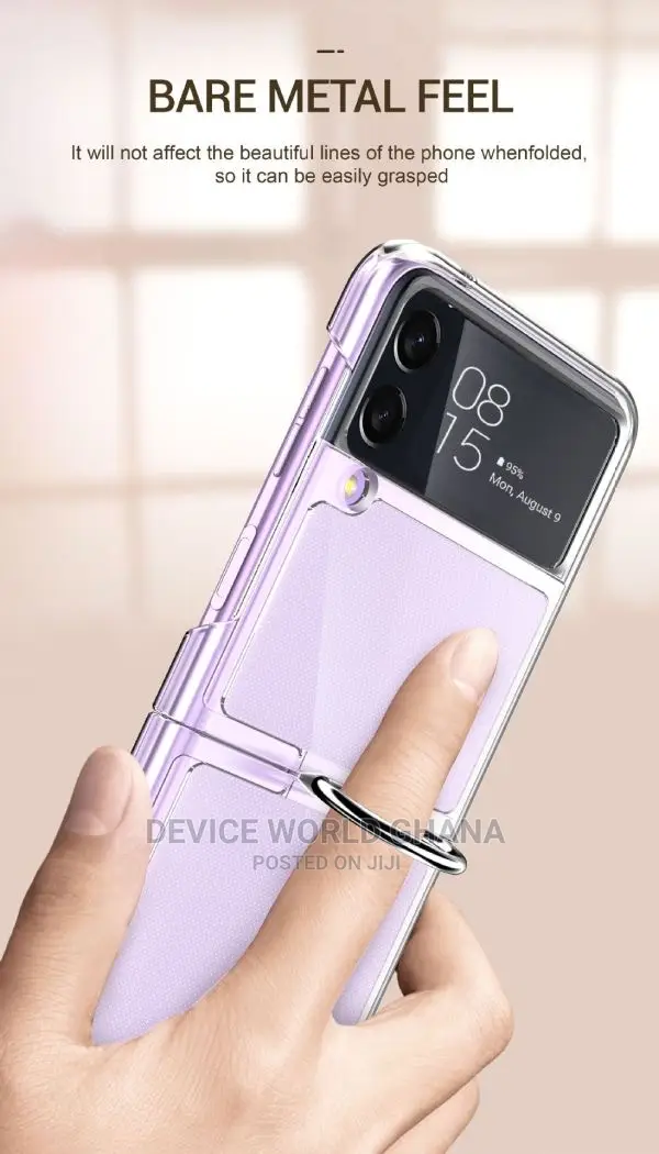 Cess Trans Transparent Frosted Case for Samsung Z Flip 6, 5, 4 ,3