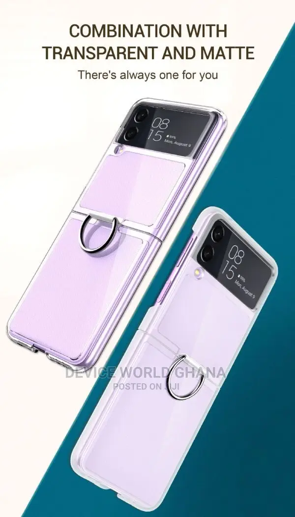Cess Trans Transparent Frosted Case for Samsung Z Flip 6, 5, 4 ,3