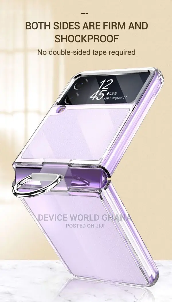 Cess Trans Transparent Frosted Case for Samsung Z Flip 6, 5, 4 ,3