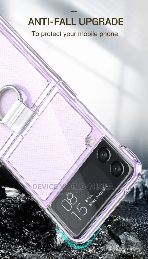 Cess Trans Transparent Frosted Case for Samsung Z Flip 6, 5, 4 ,3