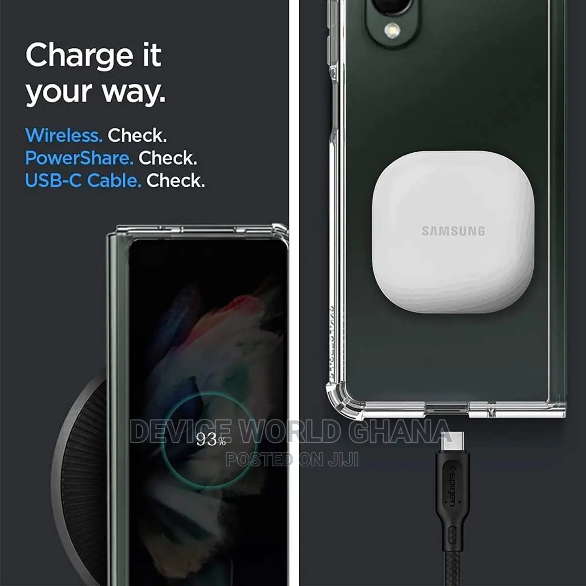Transparent Clear Case for Samsung Z Fold 4 and 2