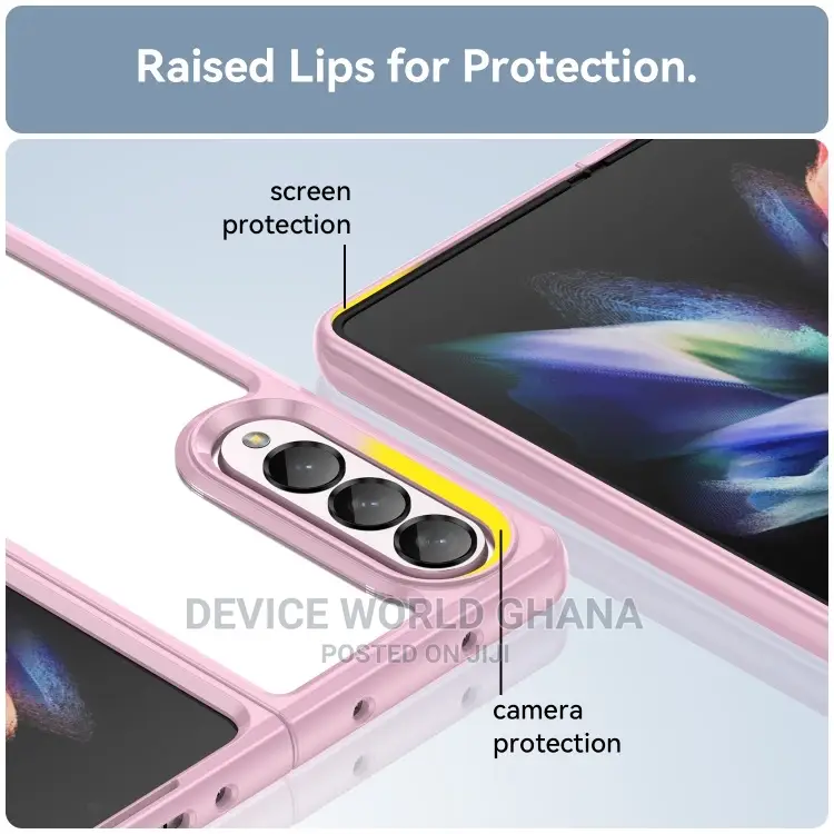 Transparent Hybrid Case for Samsung Z Fold 6,5 ,4,3