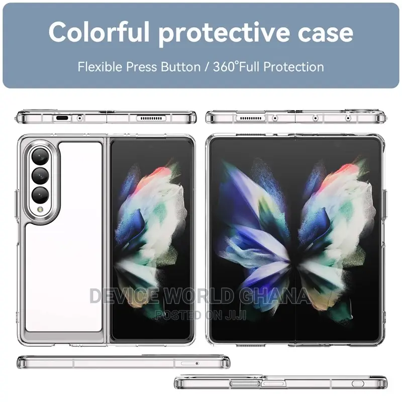 Transparent Hybrid Case for Samsung Z Fold 6,5 ,4,3