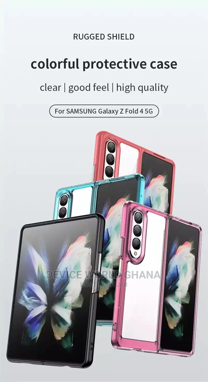 Transparent Hybrid Case for Samsung Z Fold 6,5 ,4,3