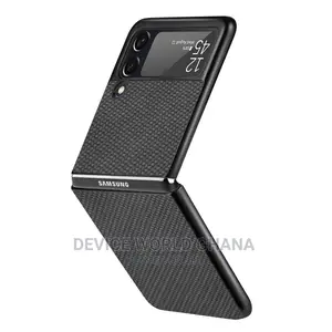 Carbon Fiber Pattern Case for Samsung Z Flip7, 6 5 4 3 2