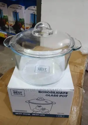 Borosilicate Glass Pot * Heat Resistant*