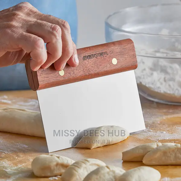 Dough Cutter Scraper Stainless Steel With Wooden Handle