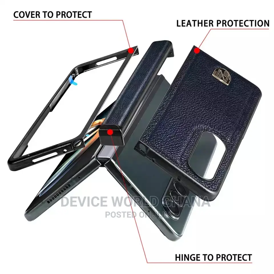 Pinnacle Caseneo Leather Case for Samsung Z Fold4 and Fold3