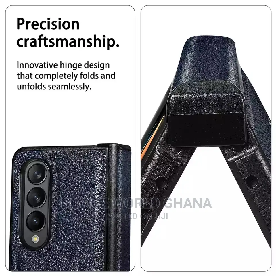 Pinnacle Caseneo Leather Case for Samsung Z Fold4 and Fold3