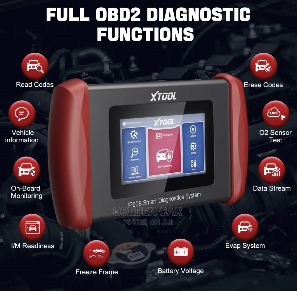 Xtool Ip608 Obd2 Car Diagnostic Scanner