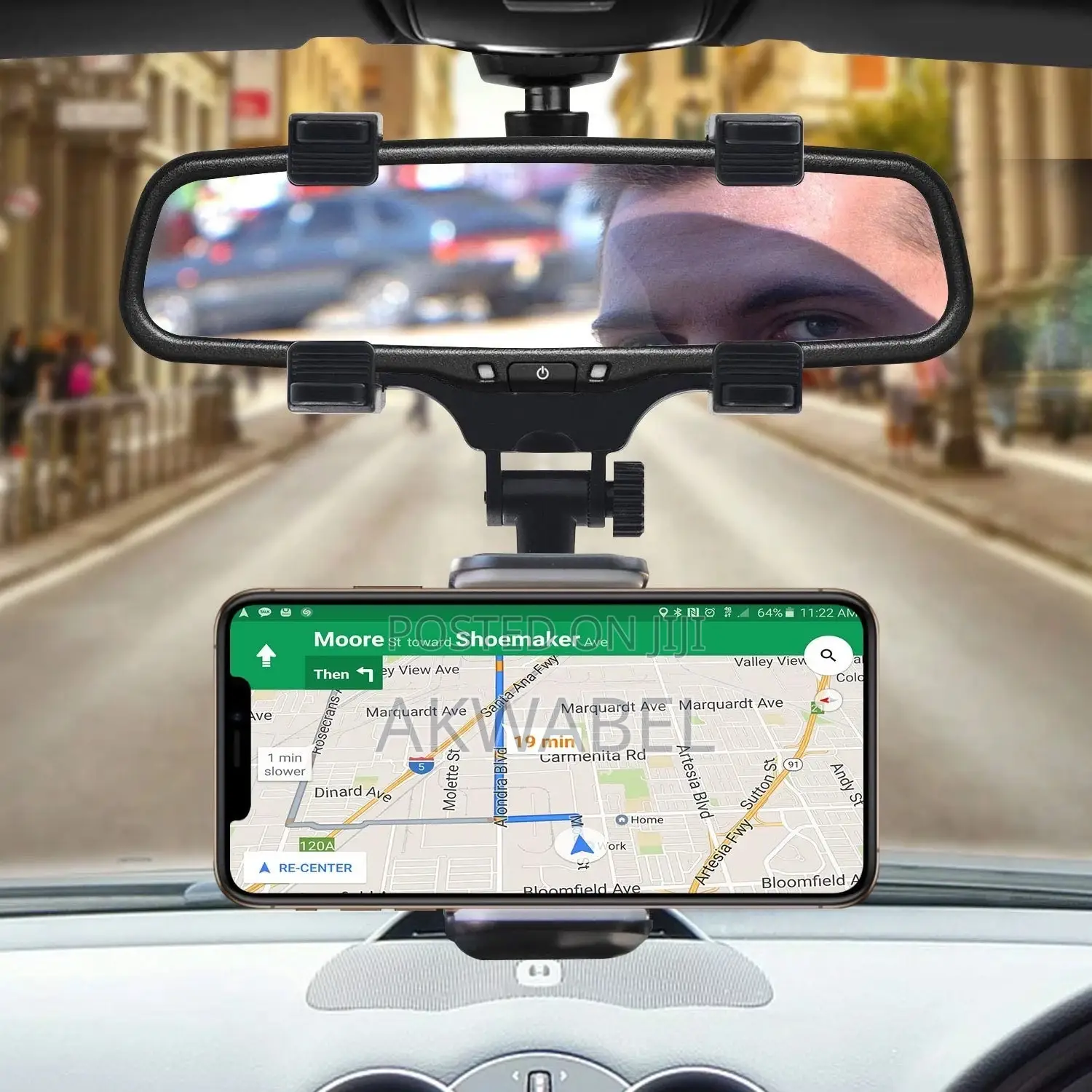 360 Degree Swivel Rear View Phone Holder