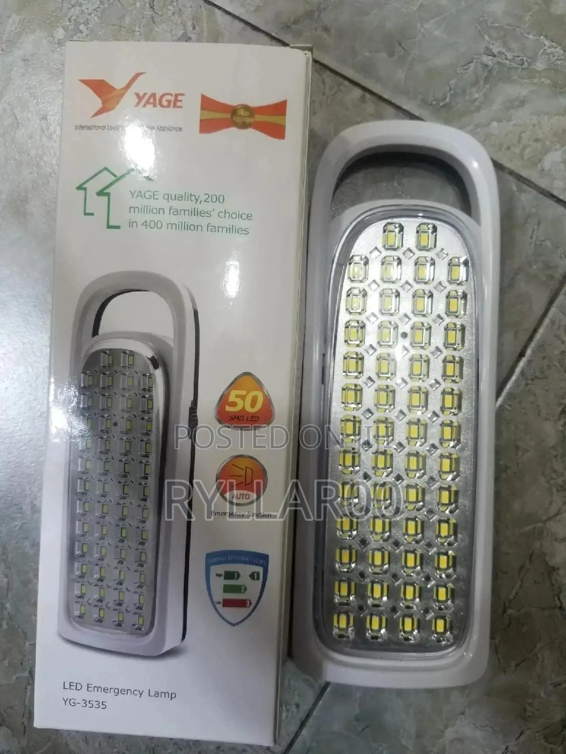 Emergency Rechargeable Lamp