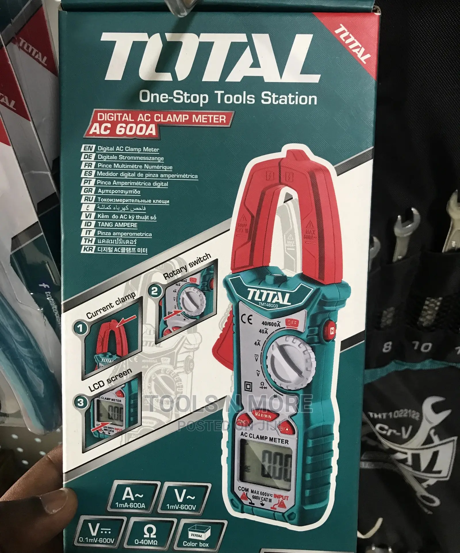 Total Digital AC Clamp (600A)