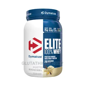 2 LBS of Dymatize Elite Whey Gourmet Vanilla Protein Powder
