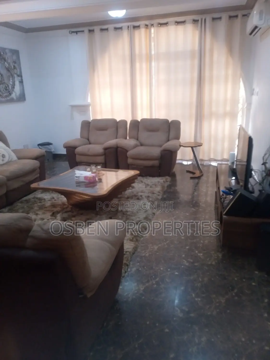 Furnished 5bdrm House in Pleasant Properties, Spintex for rent