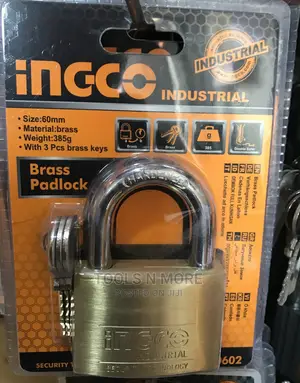 INGCO HEAVY DUTY Brass Padlock (60mm)