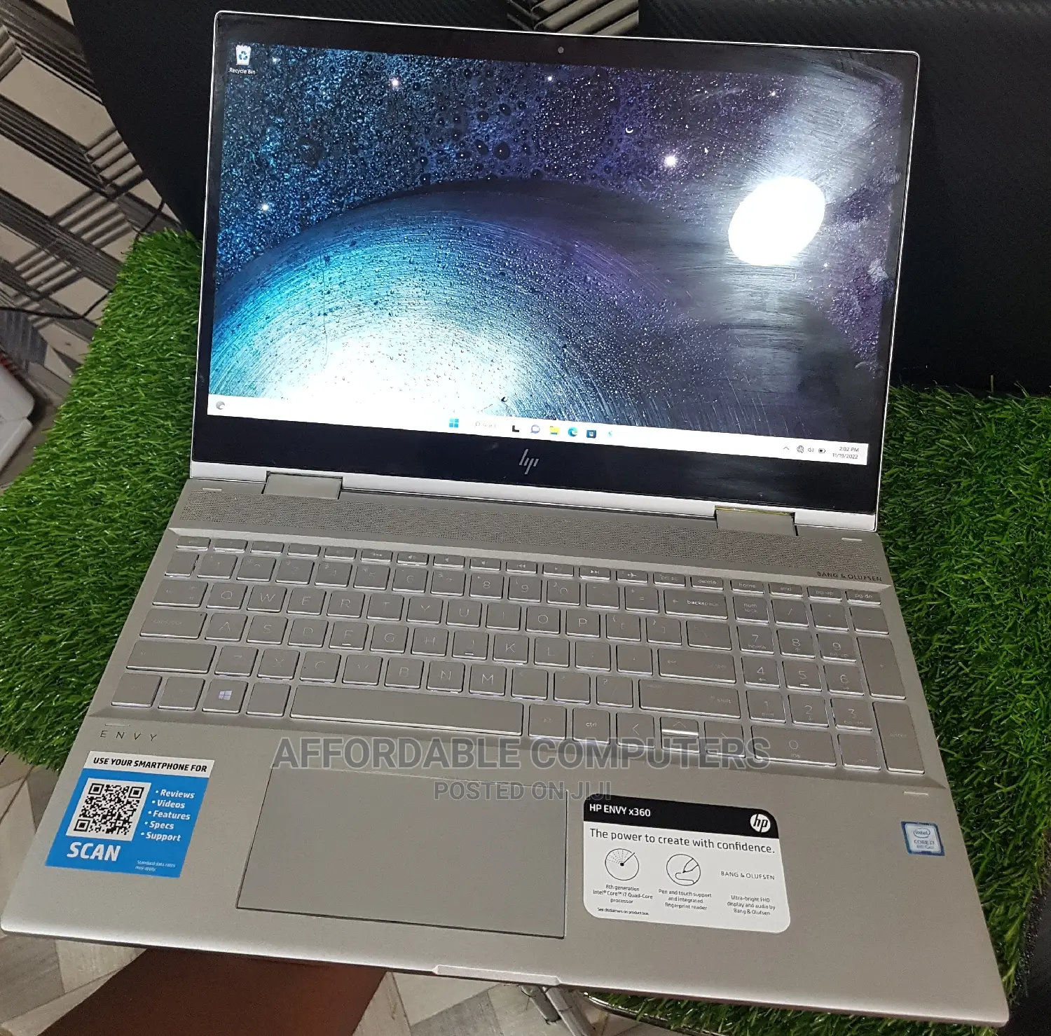 New Laptop HP Envy X360 15t 12GB Intel Core I7 SSD 256GB