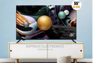 High Specs Nasco 55”Smart UHD Sat Slim Bluetooth TV+Mount