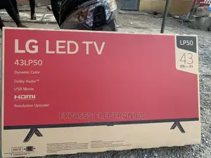 Free View LG 43”Digital LED TV+Wallmount/Tv Guard