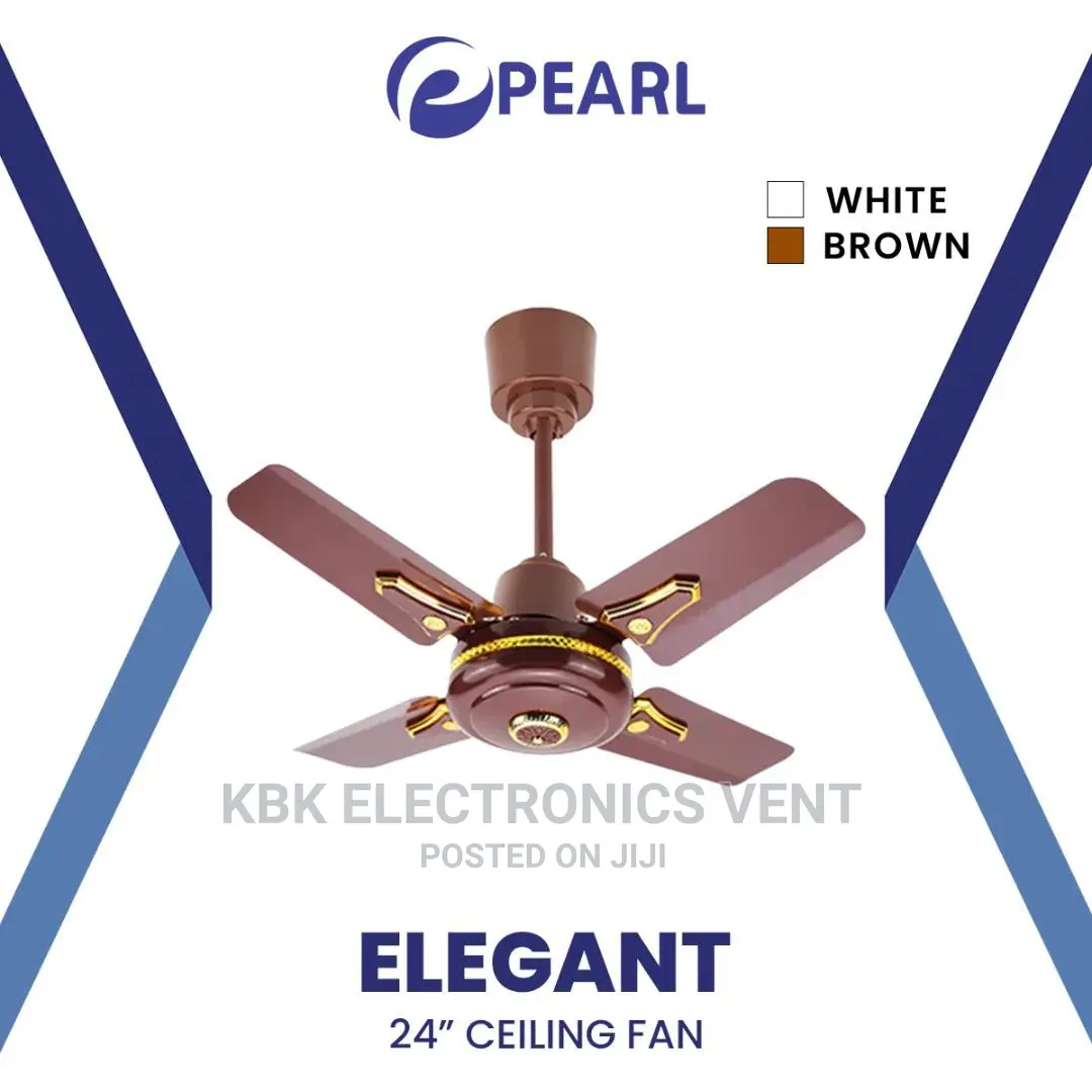 Pearl Ceiling Fan 24" Elegant Blade