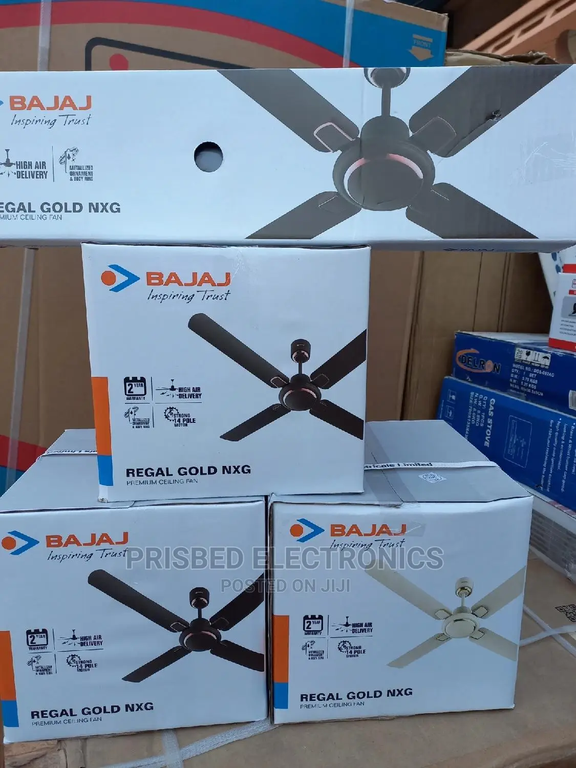 Bajaj 4 Blade Ceiling Fan 56" Long Blade