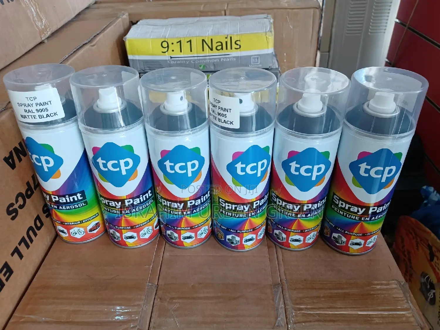 Matt Black Cane Spray Paint