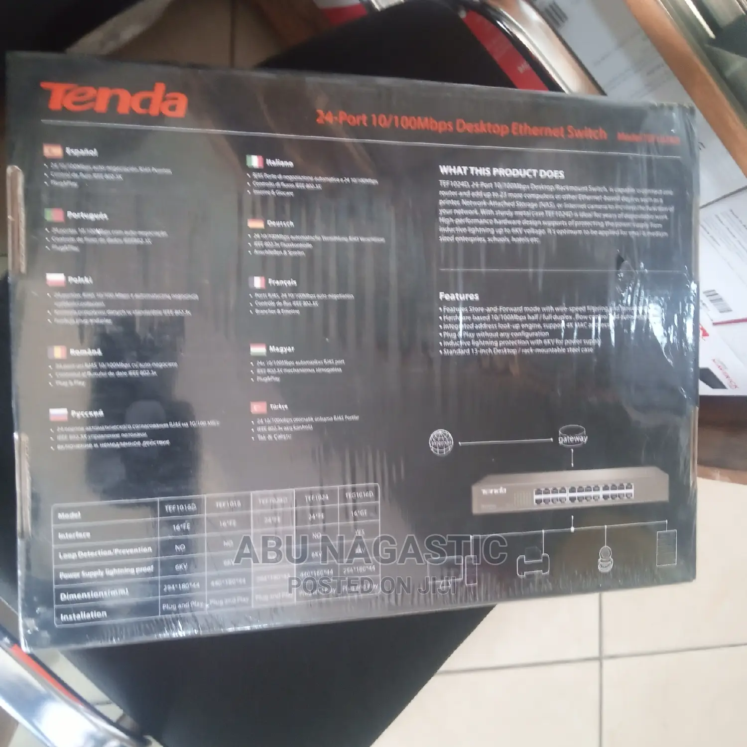 Tenda Full Gigabit 24 Port Switch