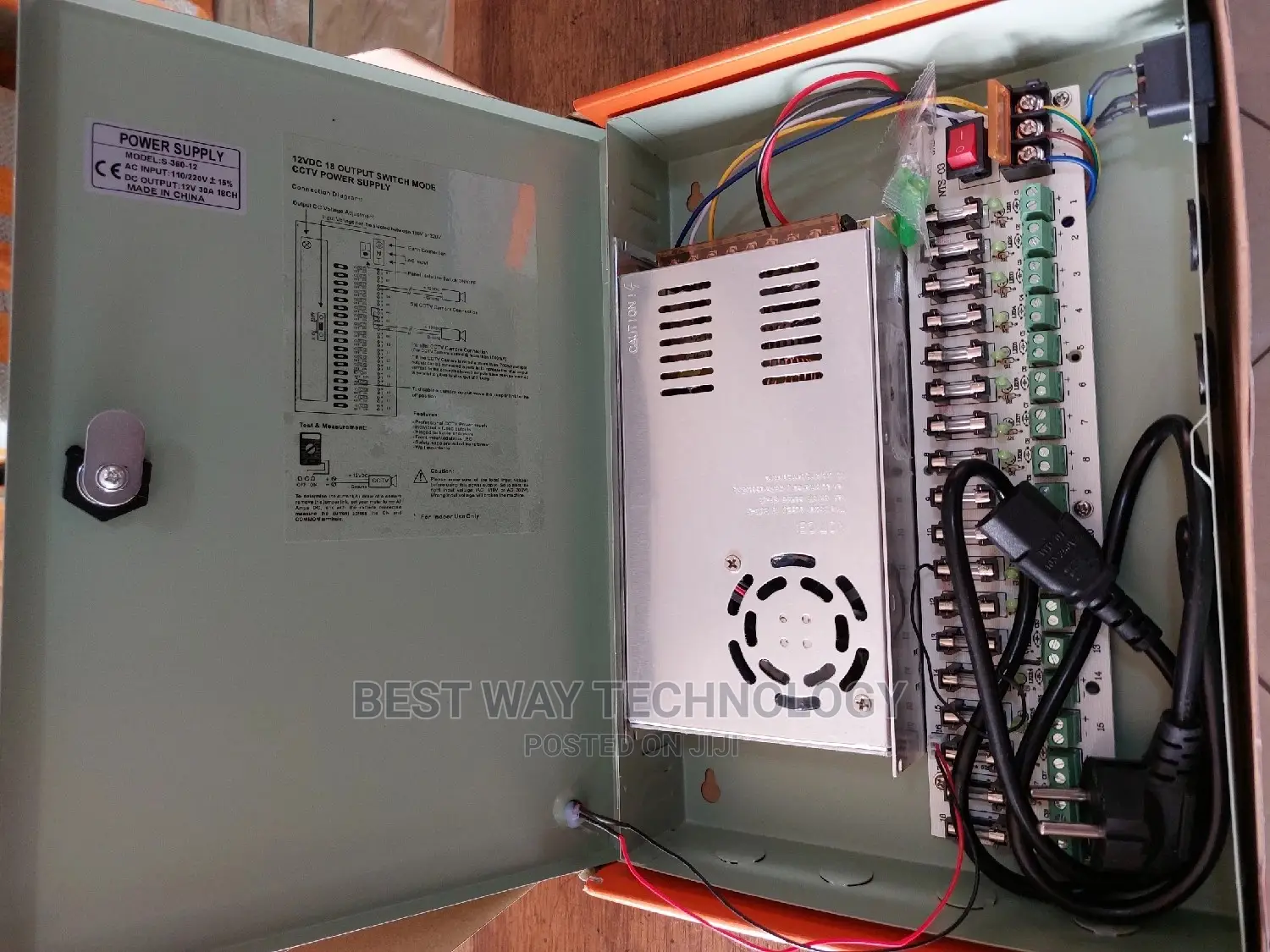 12v 30a Power Supply With Case