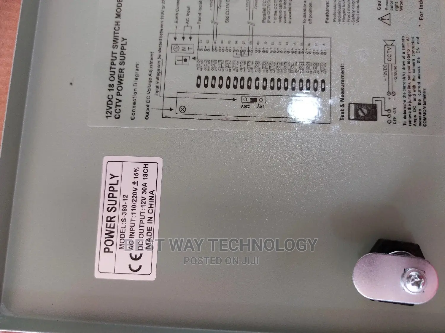 12v 30a Power Supply With Case