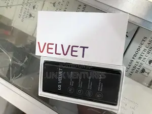 New LG Velvet 128 GB Black