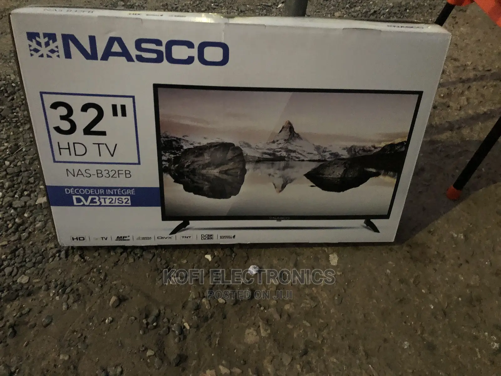 Nasco NAS-B32FB 32 Inches Digital Satellite TV With Free Mou