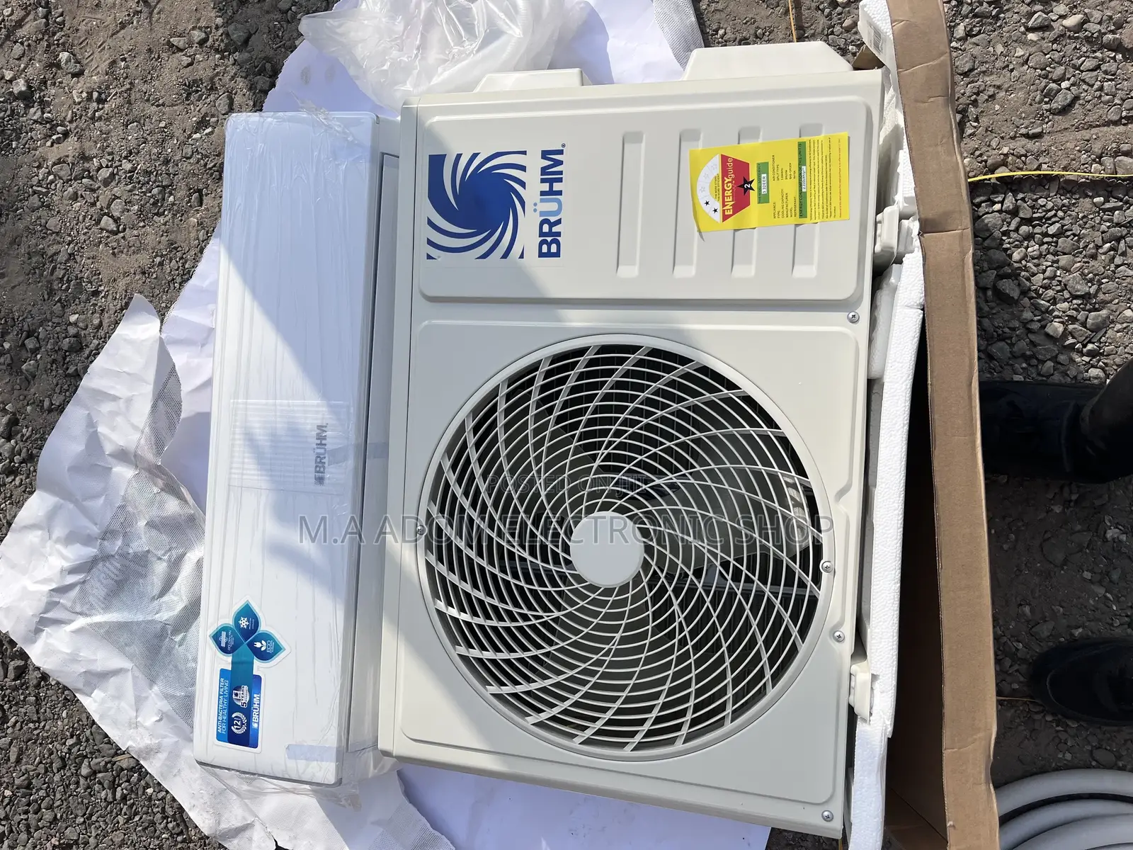Newly Built Anti Rust Bruhm 1.5 Hp Split AC R410